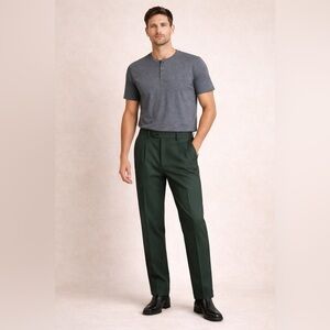 Dark Green Trousers